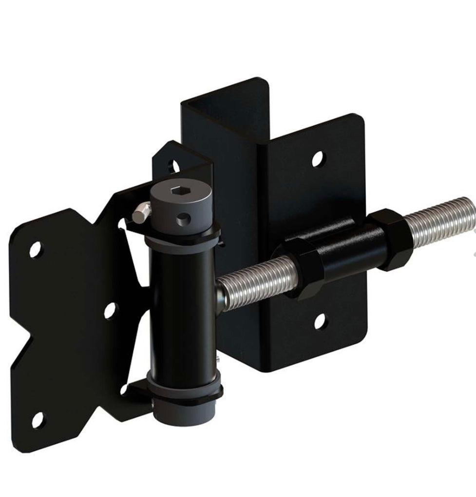 Vinyl gate hinge set